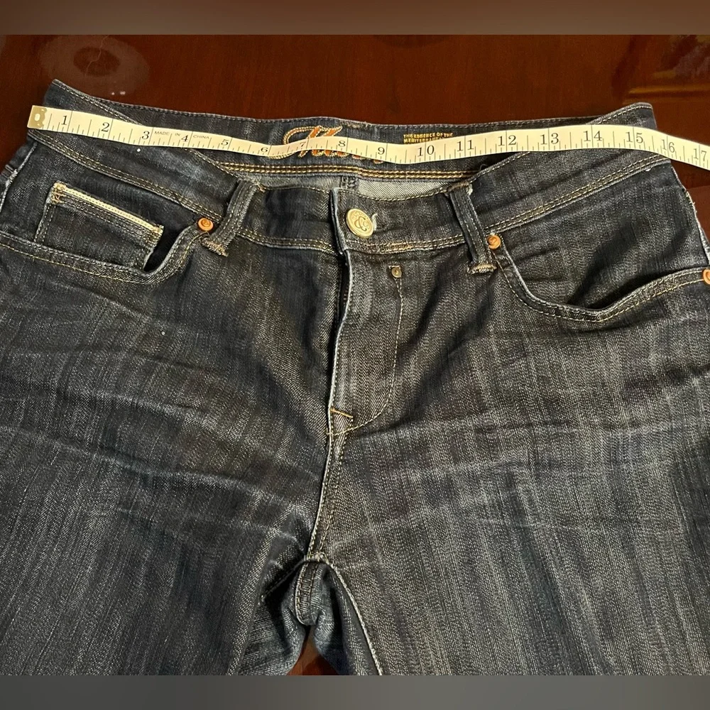 Woman’s blue jeans pants straight Mavi mid-rise size 31/32 Molly straight